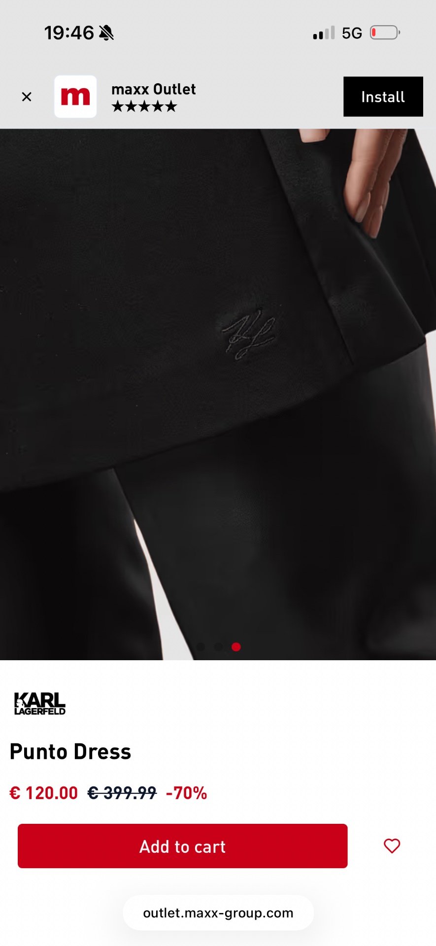 Fustan Karl Lagerfeld - 2