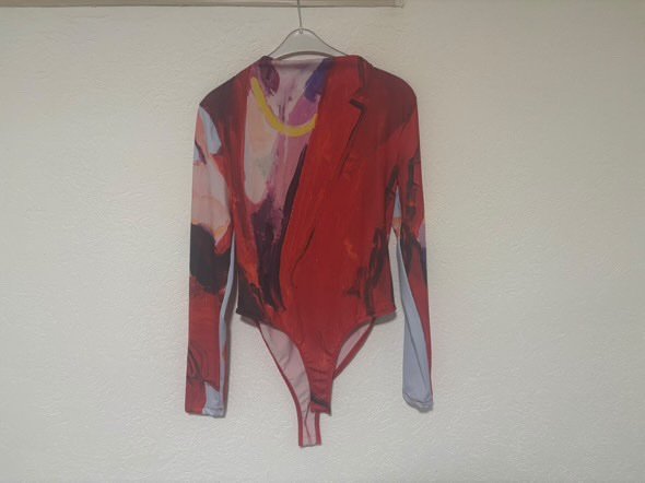 Zara боди со долги ракави Л - 4