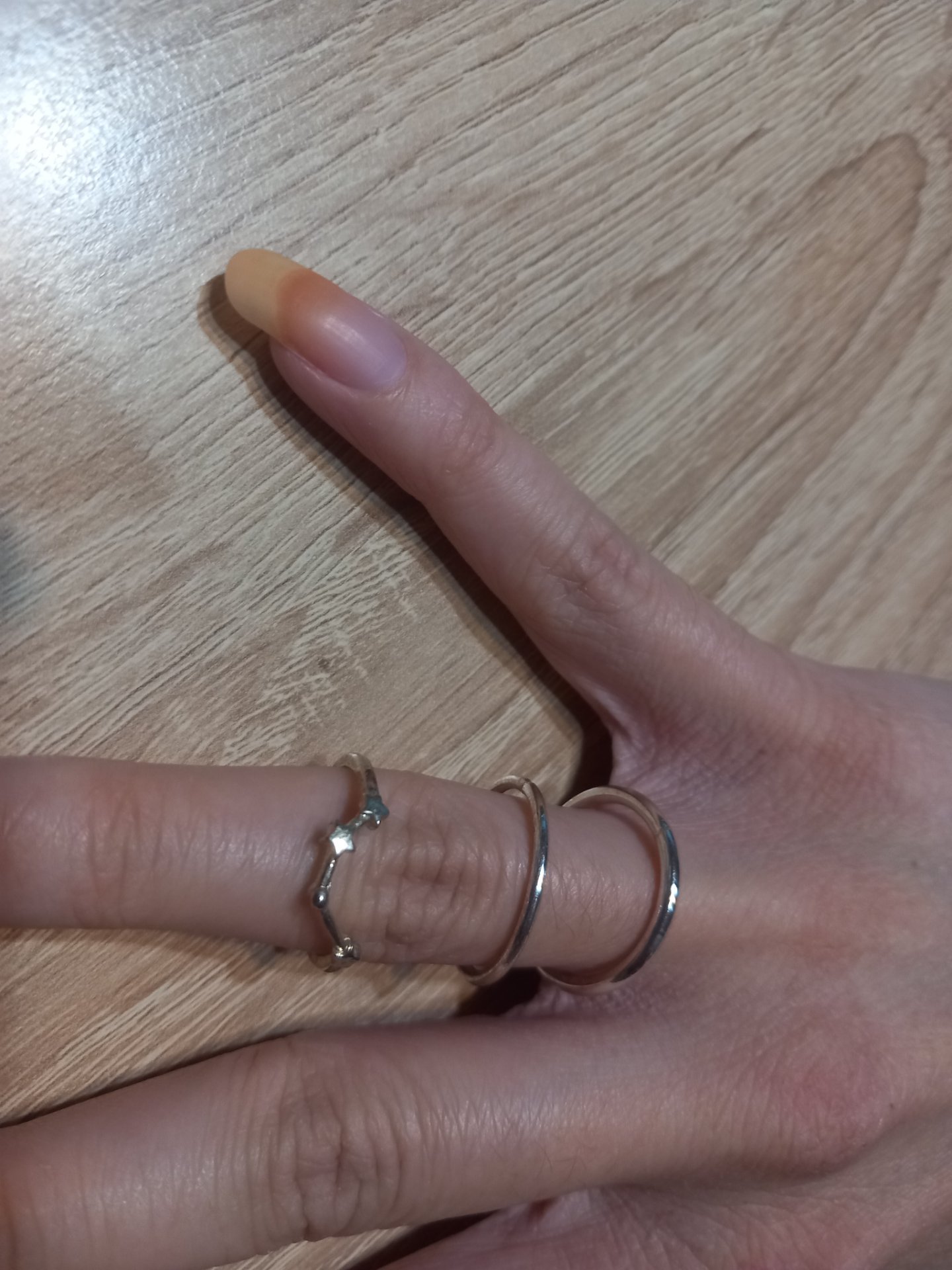 Fiore tri novi srebreni prsteni