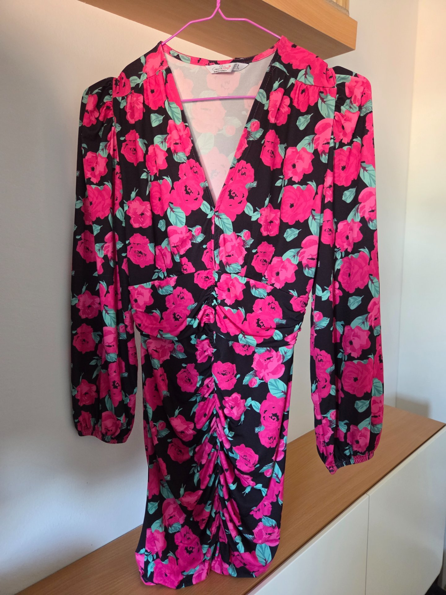 Цветен краток фустан