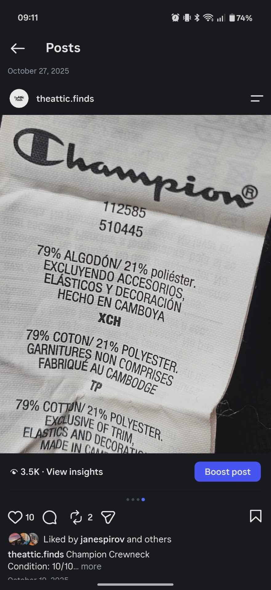 Champion Crewneck - 4