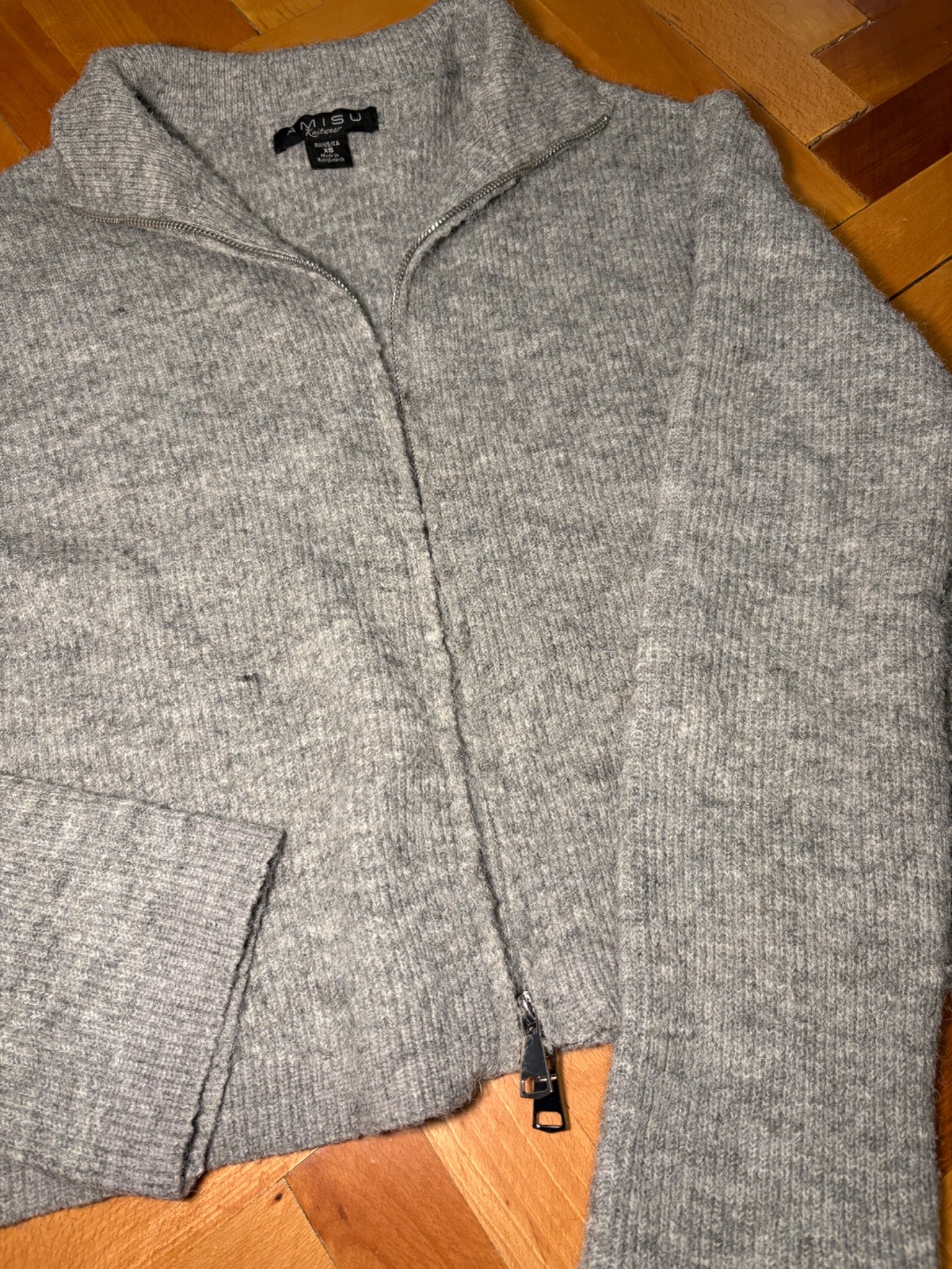 New Yorker zip up sweater - 3