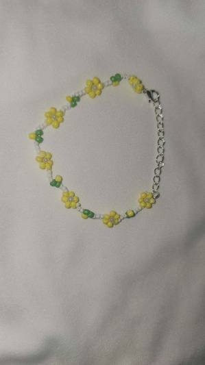 Summer Lemon Beaded Bracelet