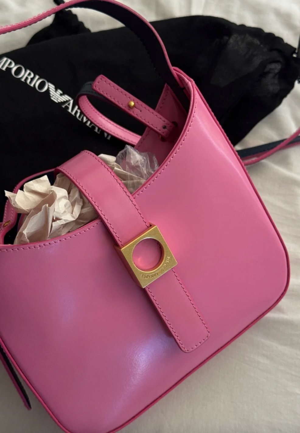 Нова Armani кожна ташна