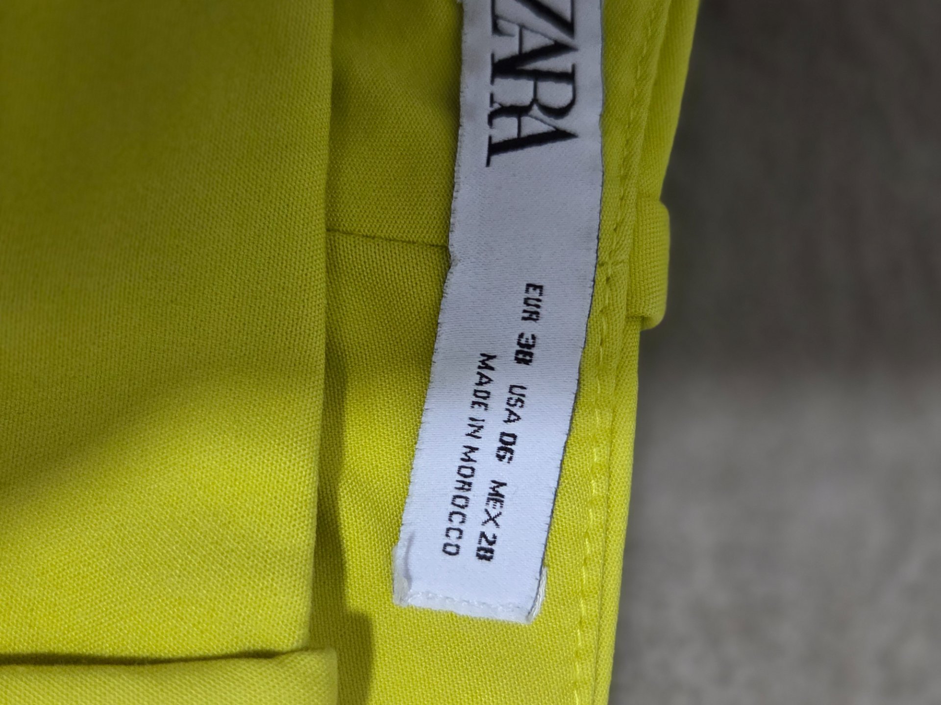 Elegantni pantaloni,zolta boja - 3