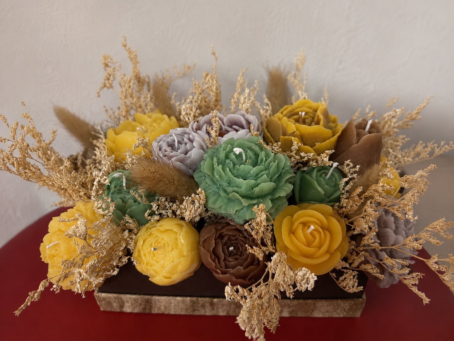 Elegant candle flower