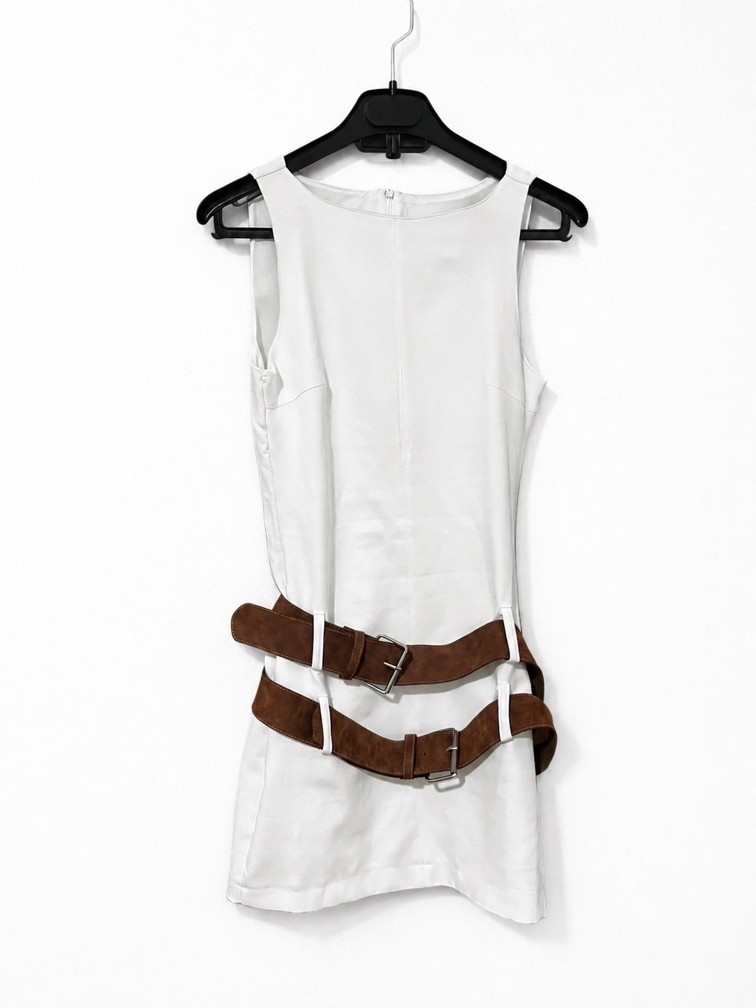 Shirt Dress With Double Belts