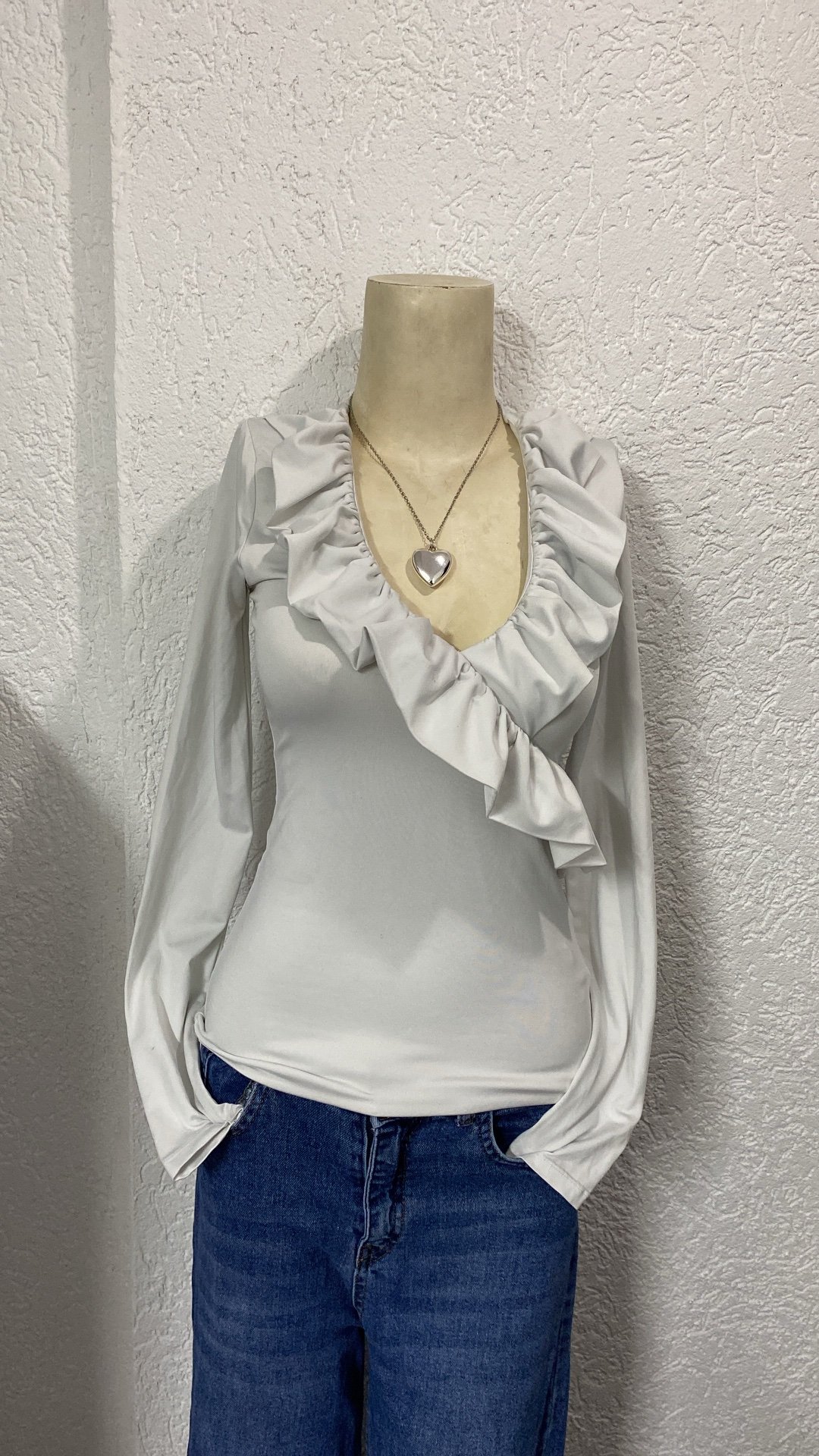 Блуза slim fit