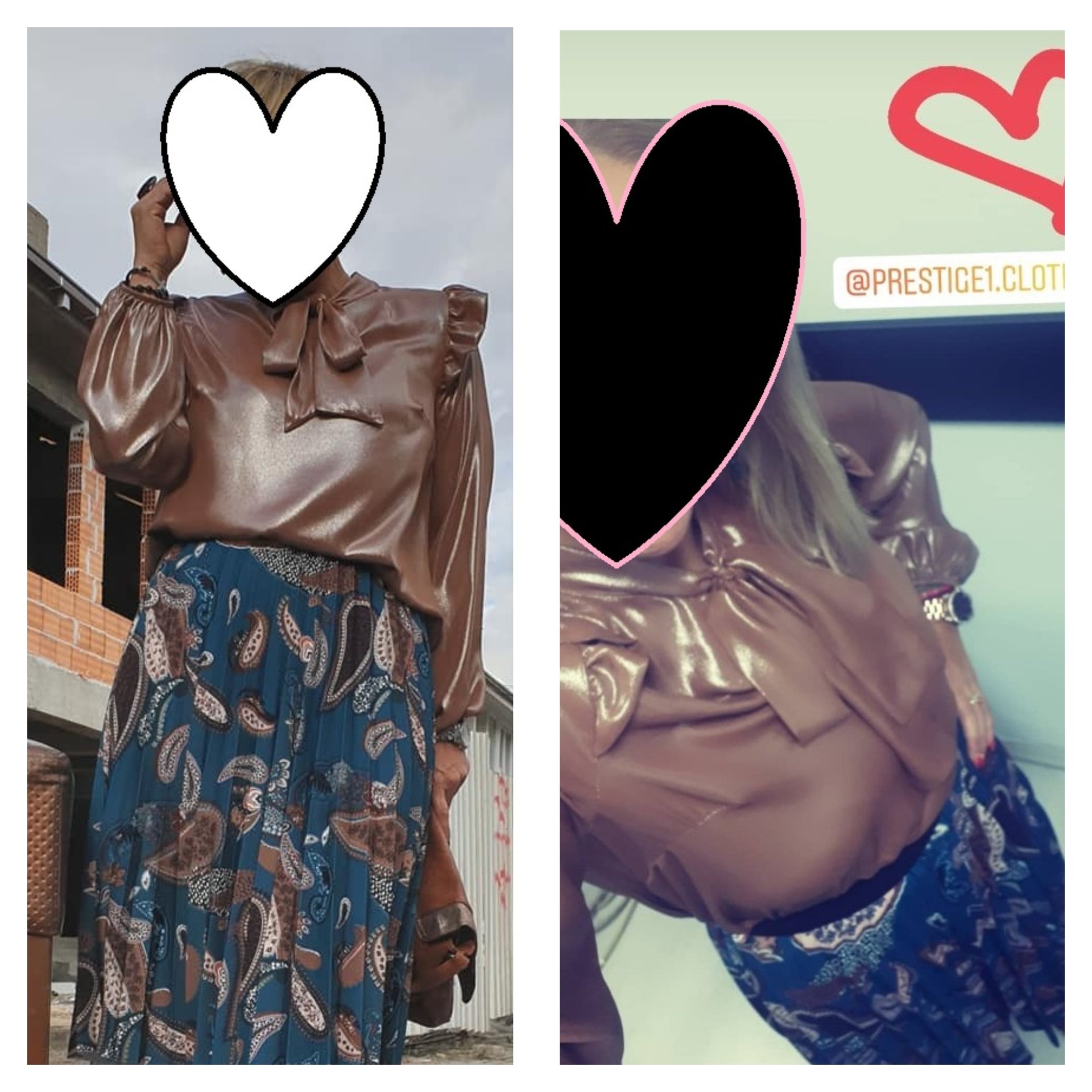 Bronzena/metalik koshula - 4