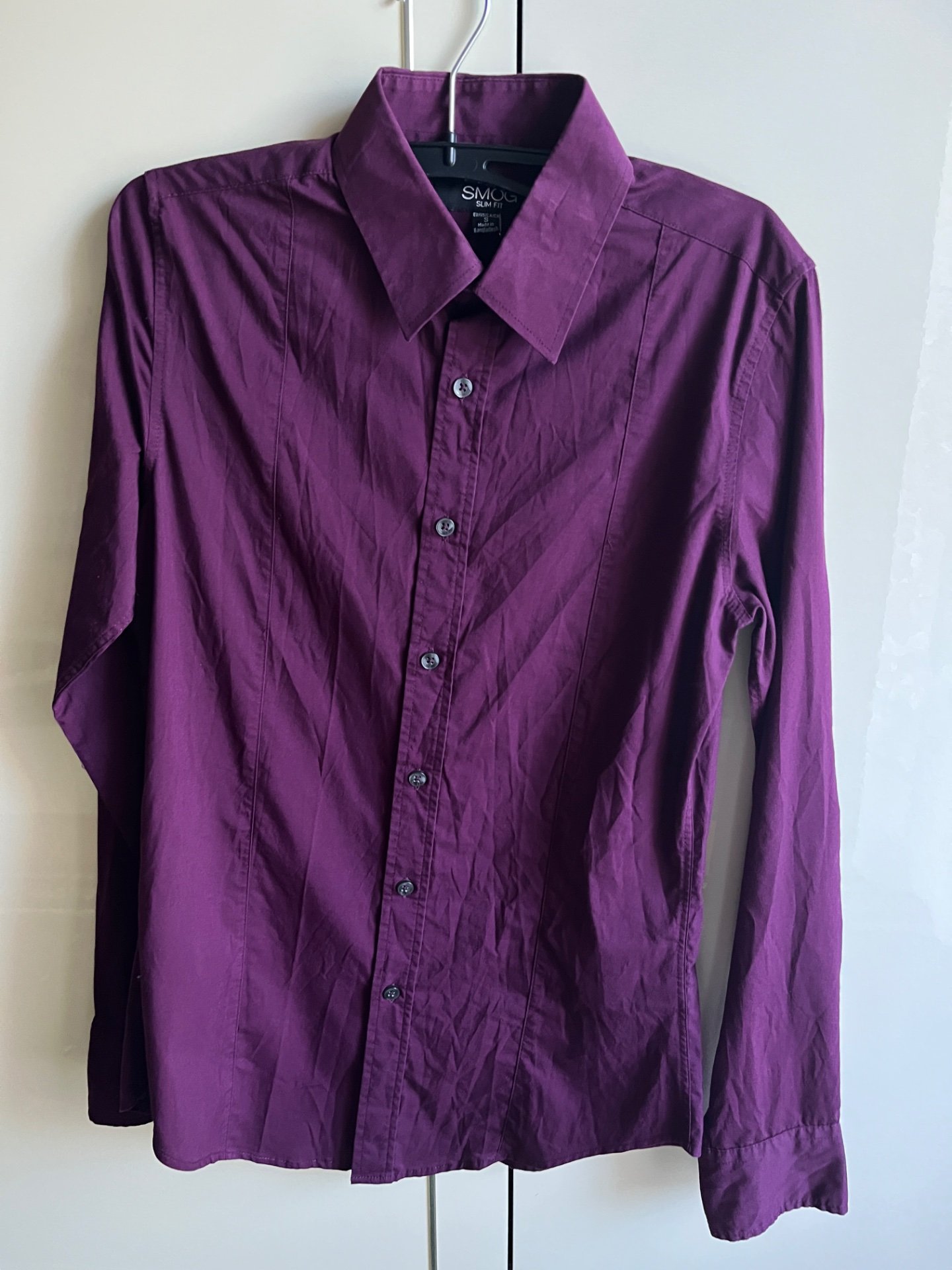 Виолетова кошула SMOG slim fit