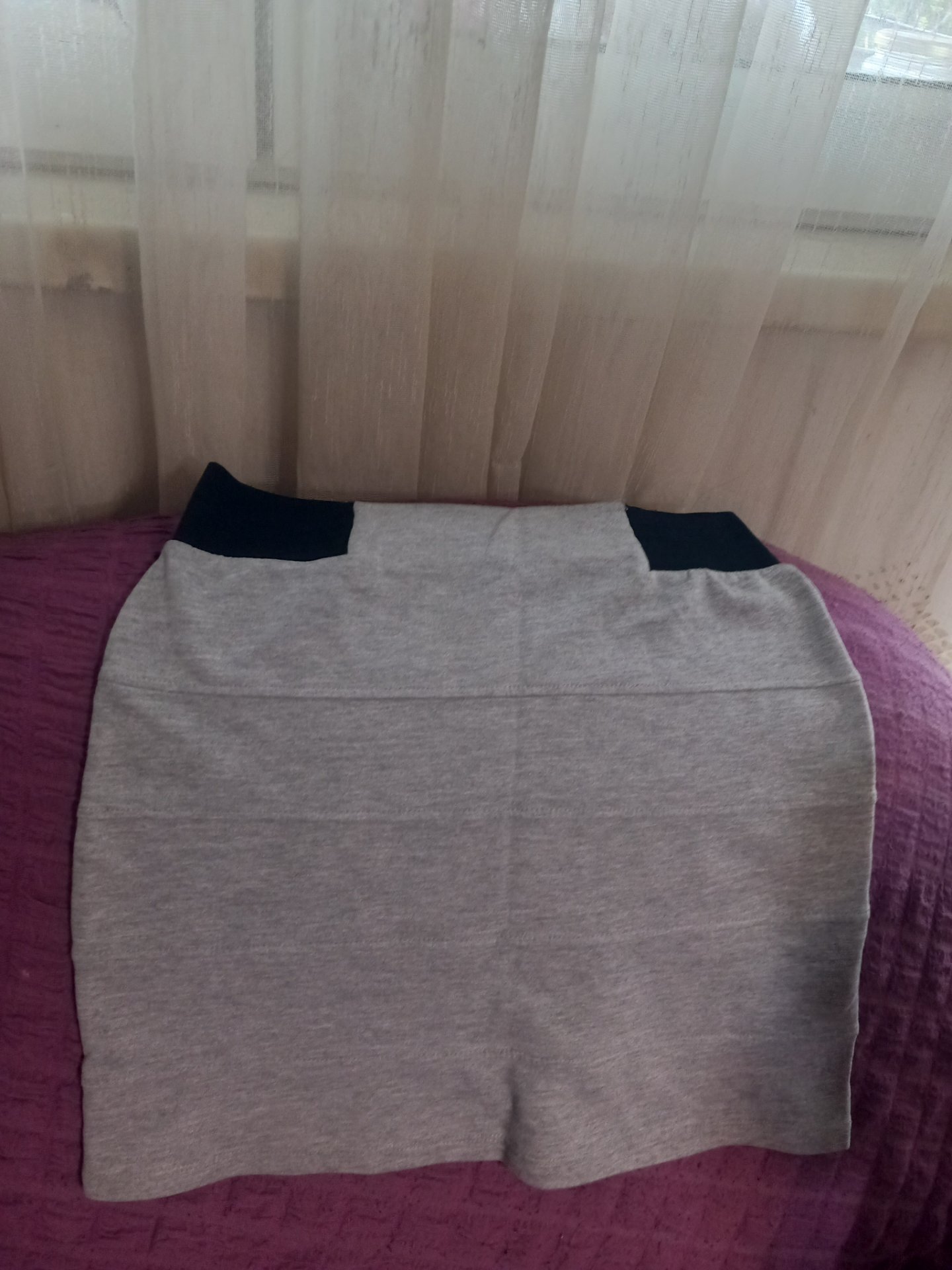 Terranova siva pamucna suknja so lastik