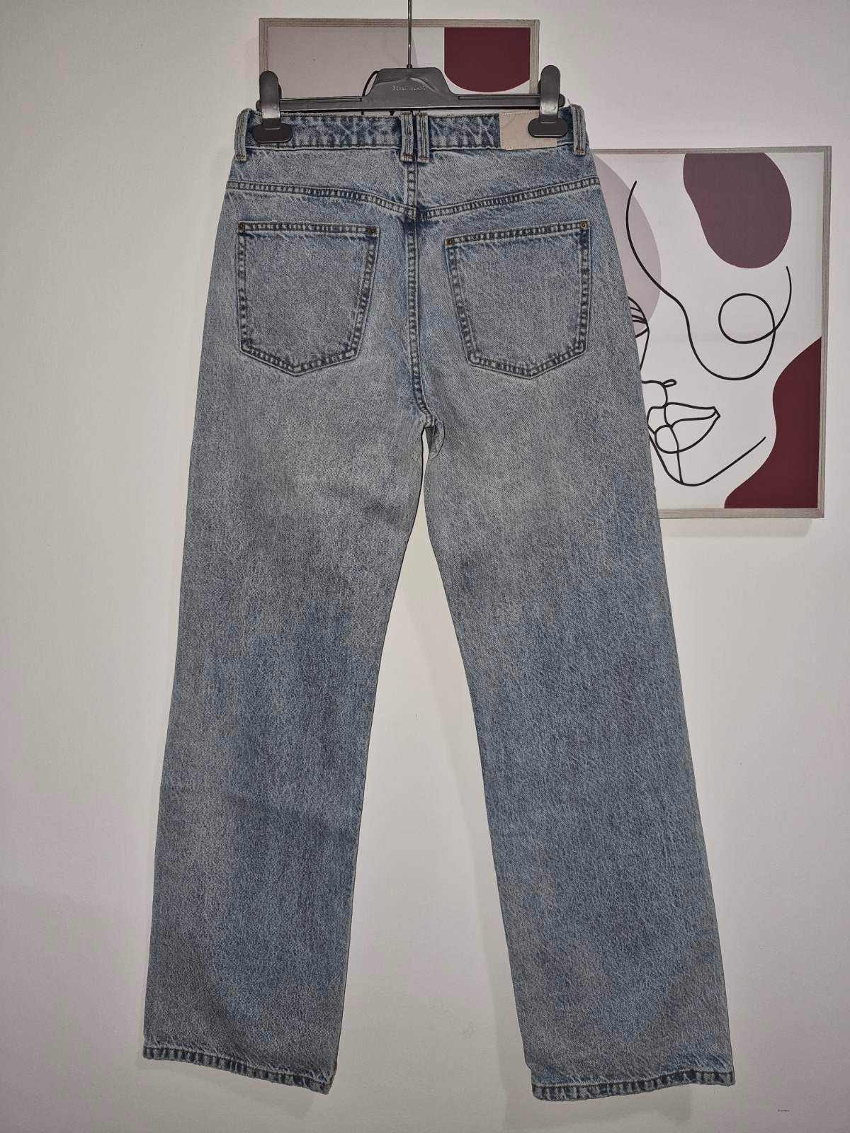 Zara ''straight / relaxed fit'' farmerki - 2