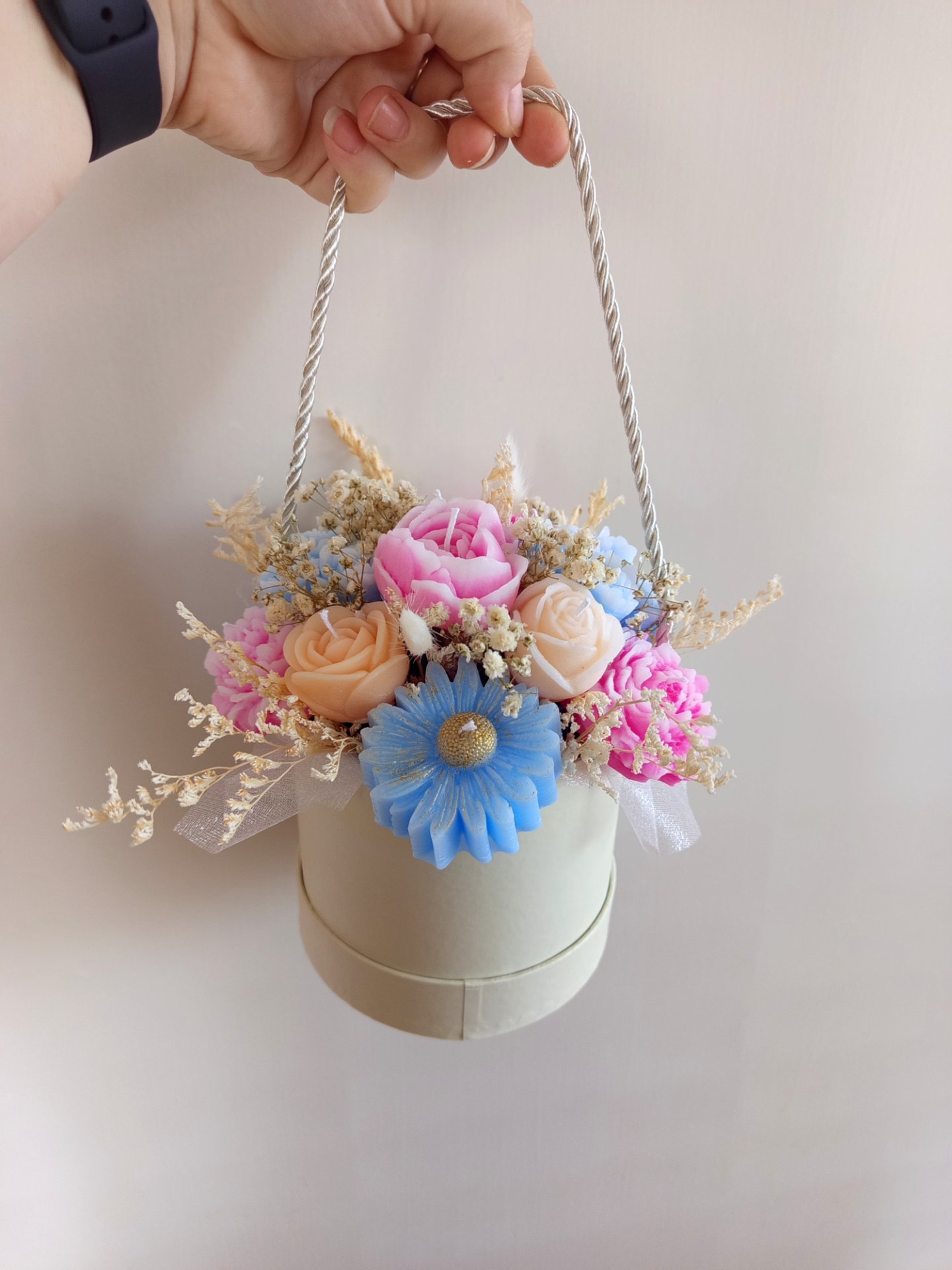 Colorful Bloom Candle