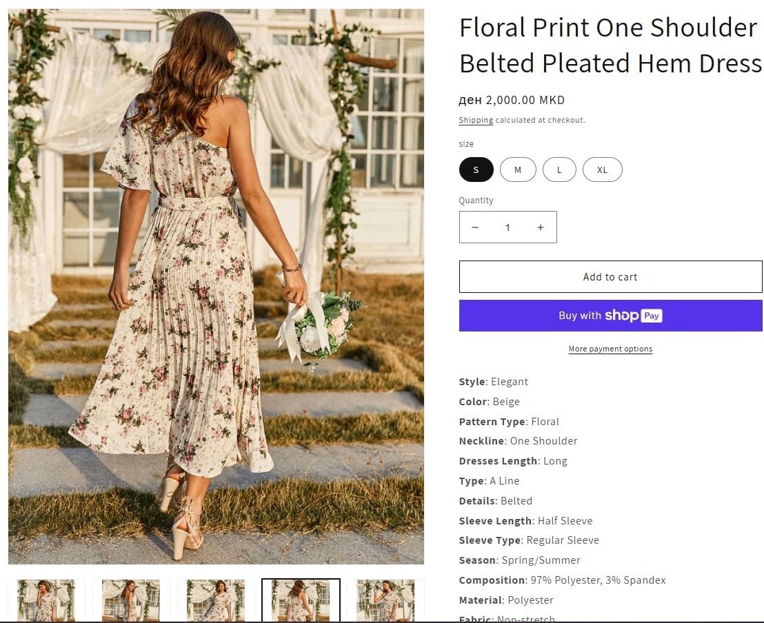 Shein nov fustan - 2