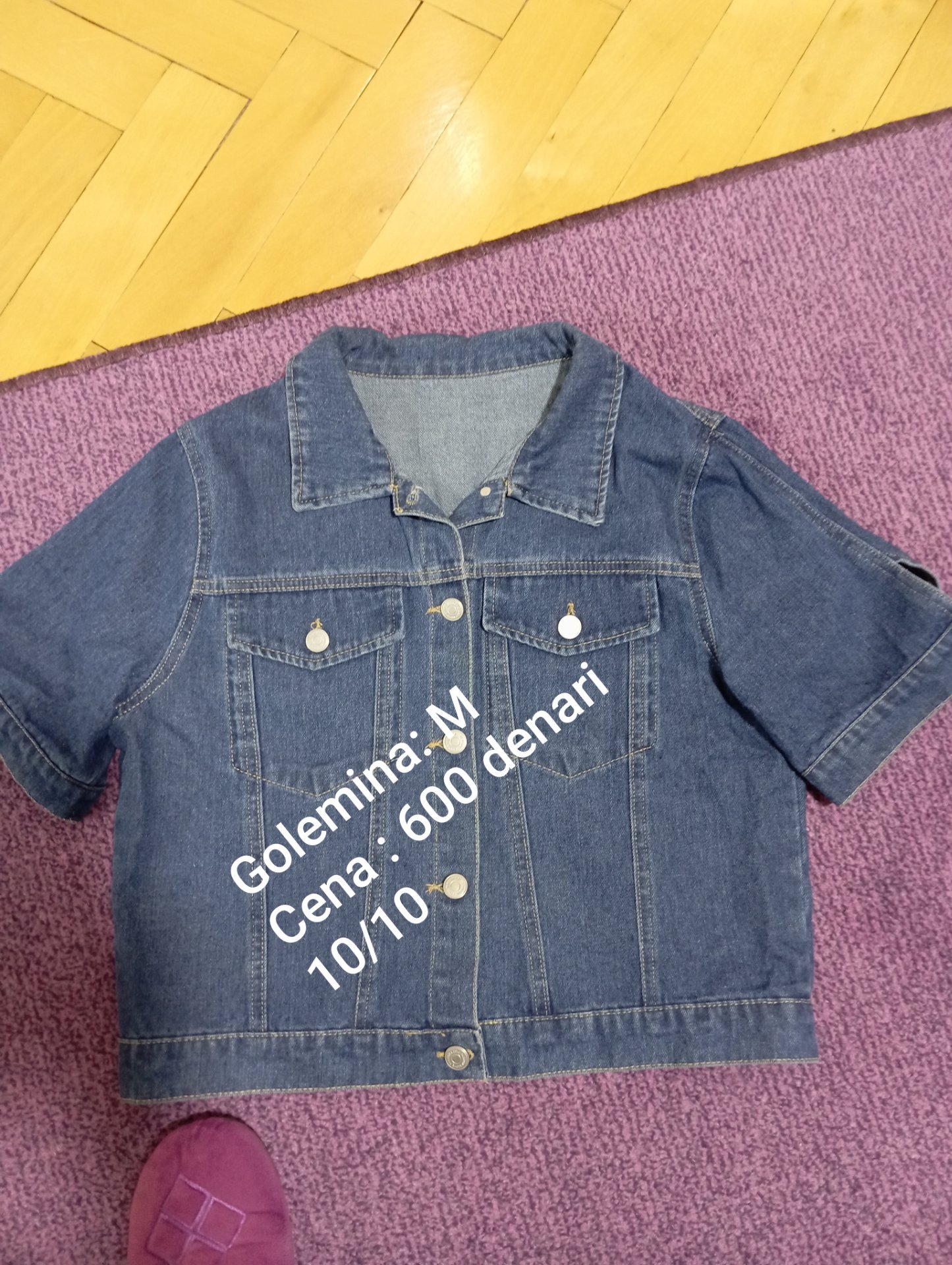 Komplet teksas sukjna A izraz i teksas kratka jakna - 2