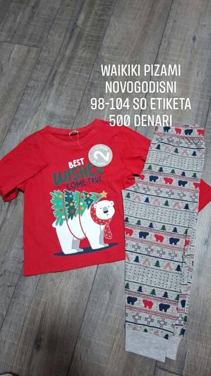 Waikiki Novogodisni pizami 98/104