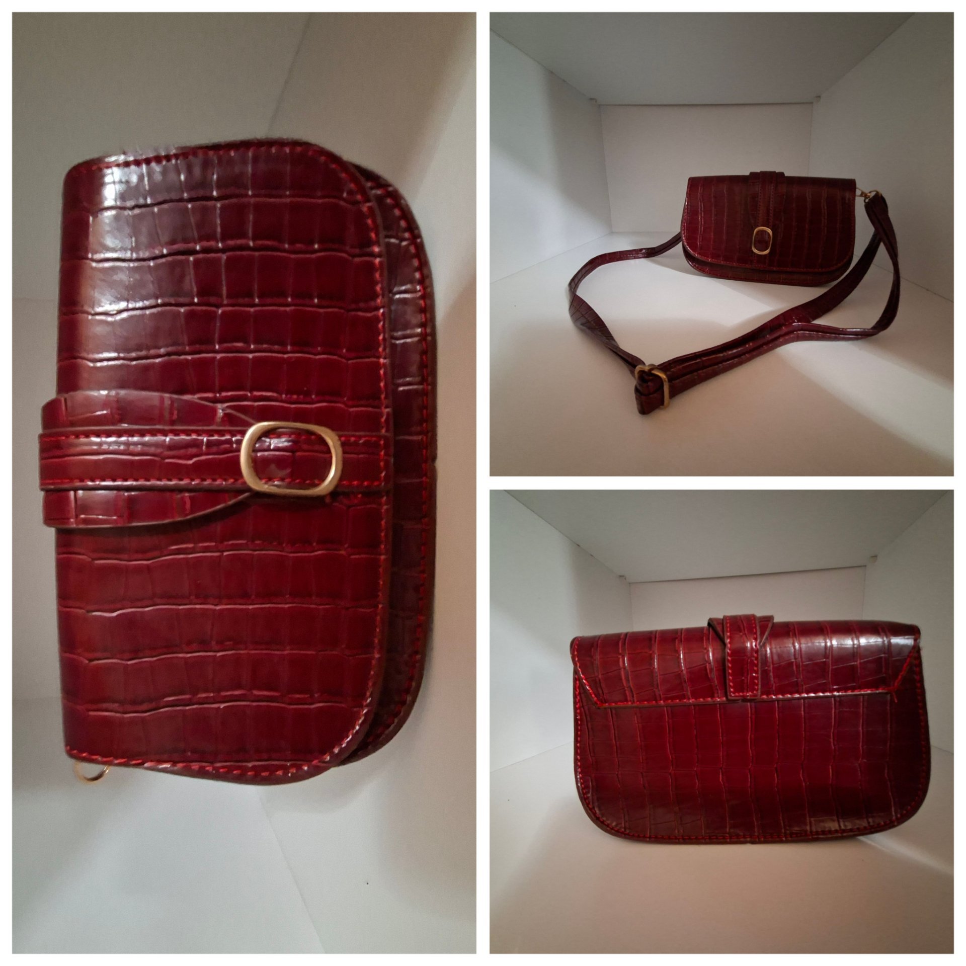 Мала ташничка, бордо боја