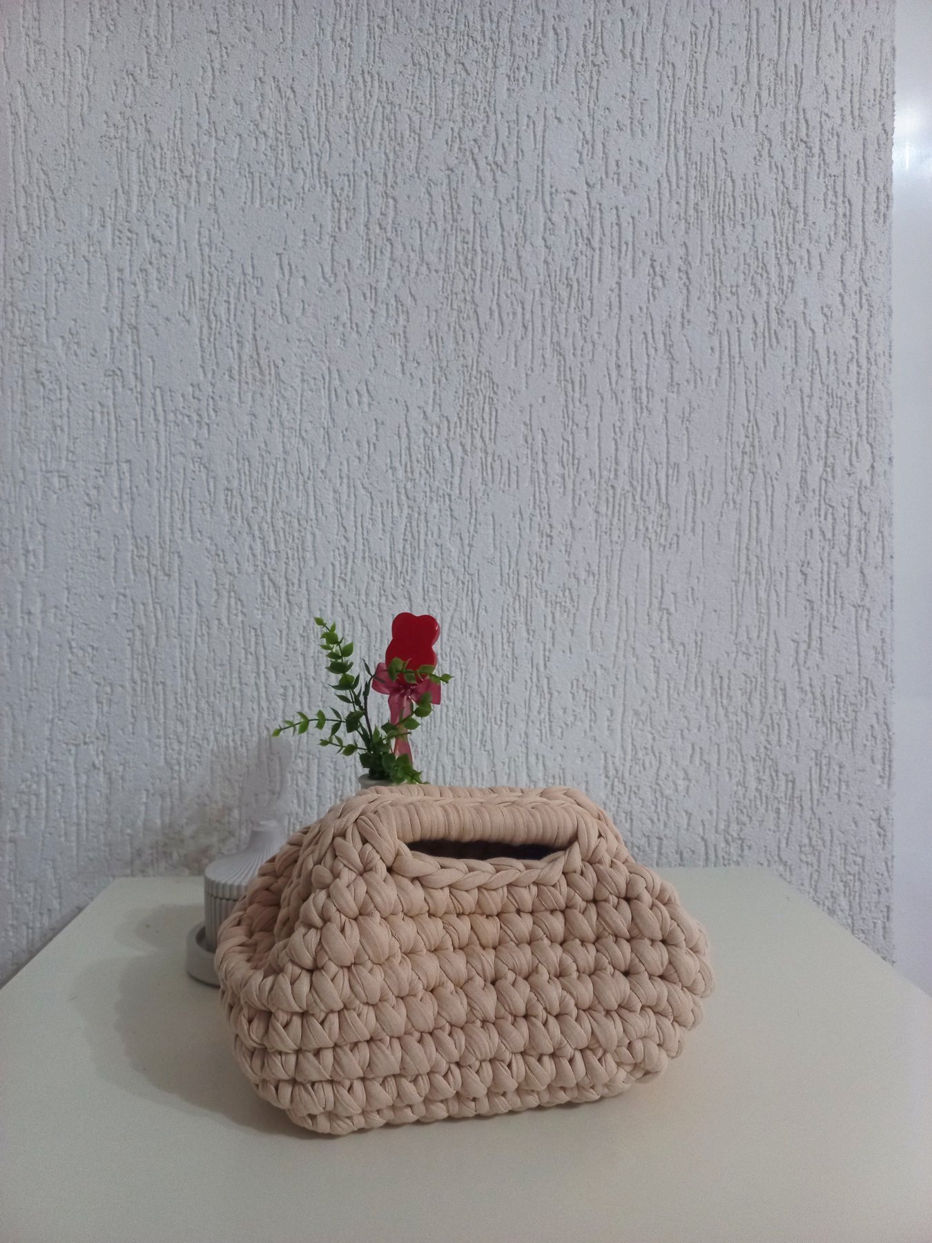Рачно изработена чанта(Clutch bag) - 3